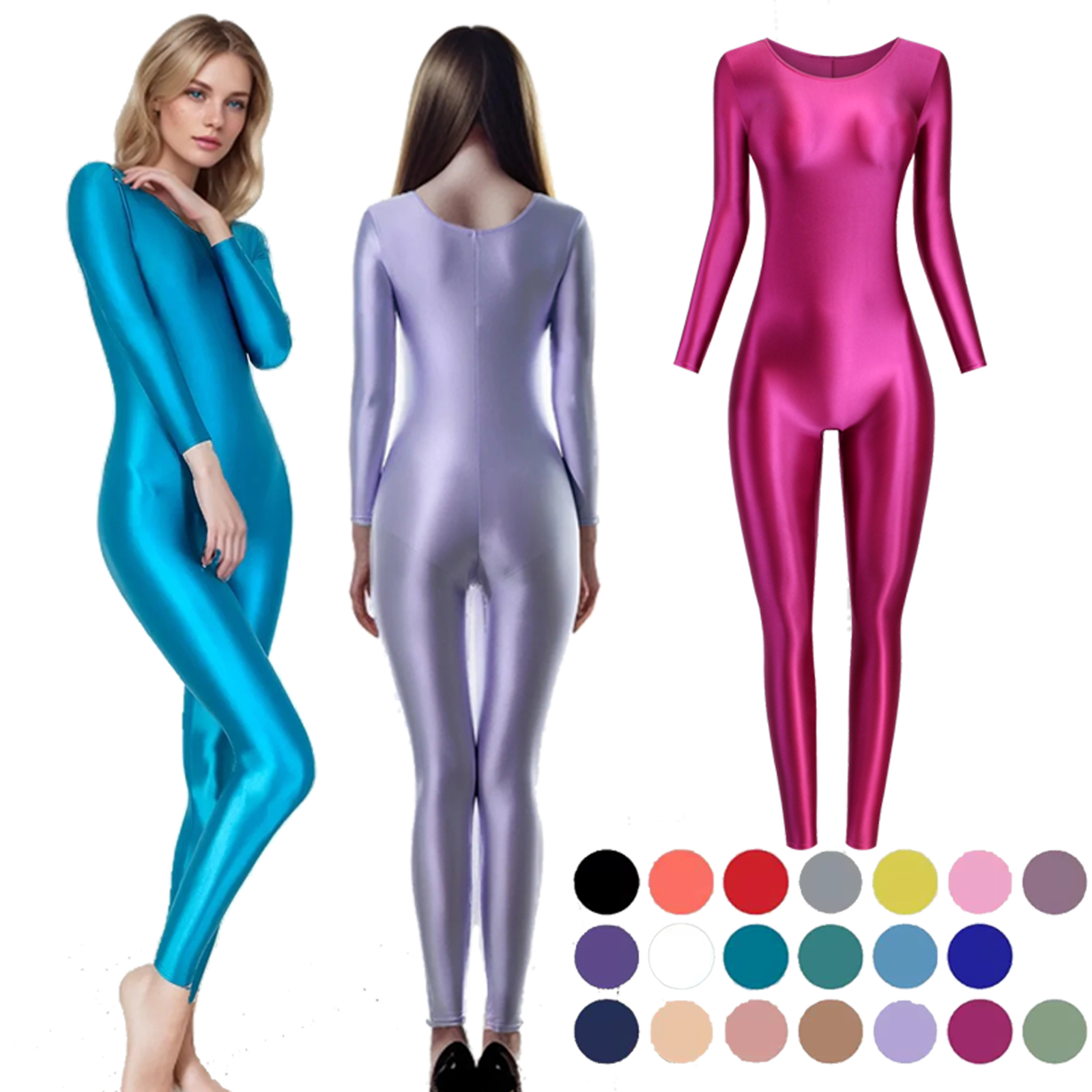 MJINM Shiny Glossy Women's Bod – Yoga Overall Fitness recenzja i cena