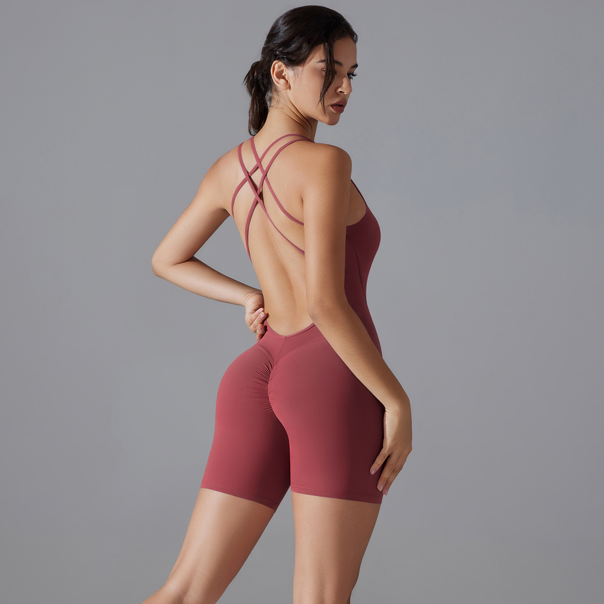 Yoga Set Sexy Backless Sporty  – Yoga Overall Fitness recenzja i cena