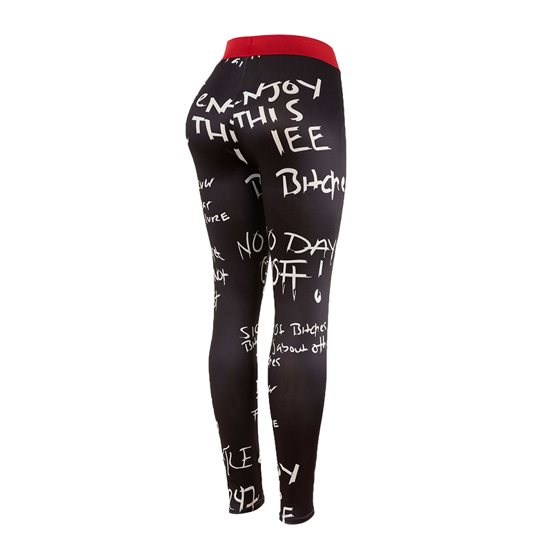 Popular Letter Printed Sexy Fi – Yoga Overall Fitness recenzja i cena