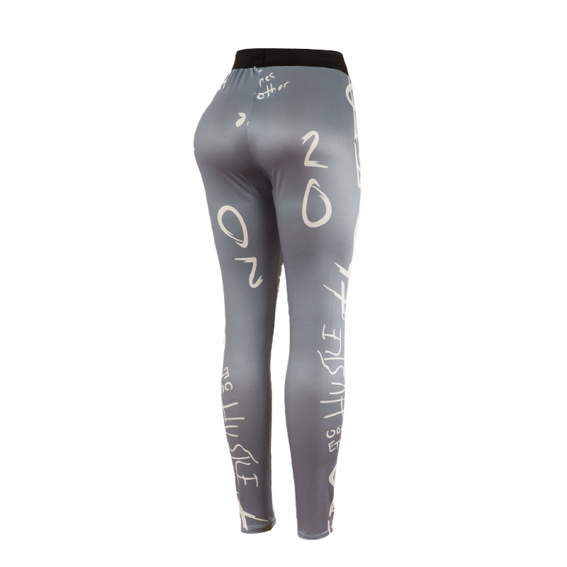 Popular Letter Printed Sexy Fi – Yoga Overall Fitness recenzja i cena