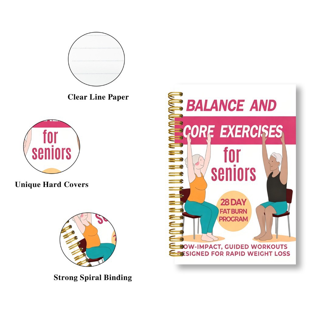 Chair Yoga Exercise Notebook F – Yoga Fitness Journal recenzja i cena