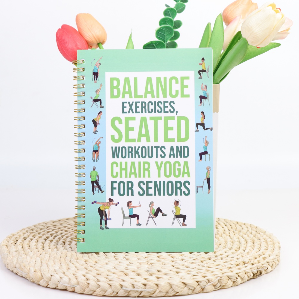 Chairs Yoga Exercise Notebook  – Yoga Fitness Journal recenzja i cena