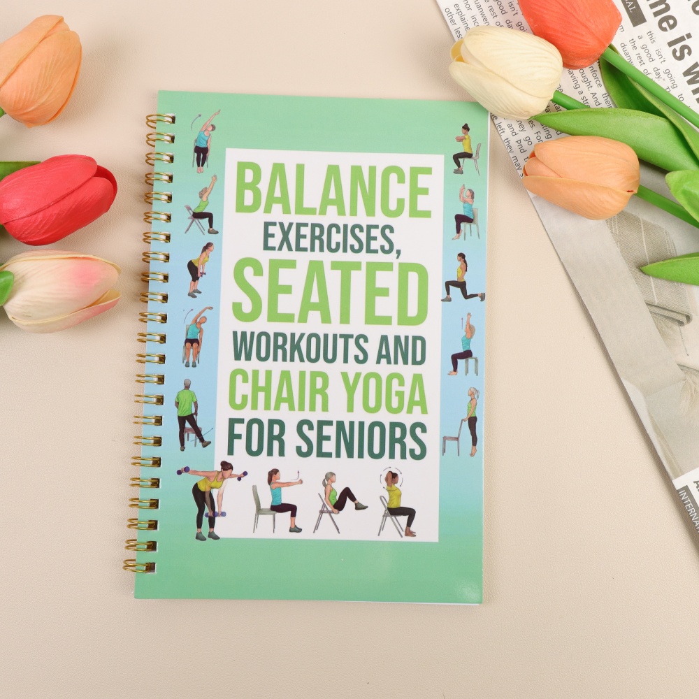 Chairs Yoga Exercise Notebook  – Yoga Fitness Journal recenzja i cena