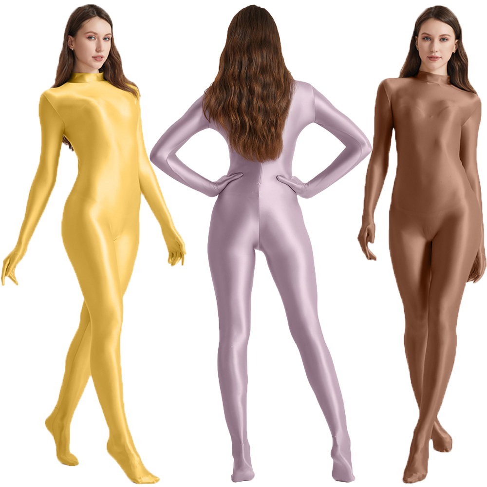 Women Oil Stretch High Neck Bo – Yoga Overall Fitness recenzja i cena