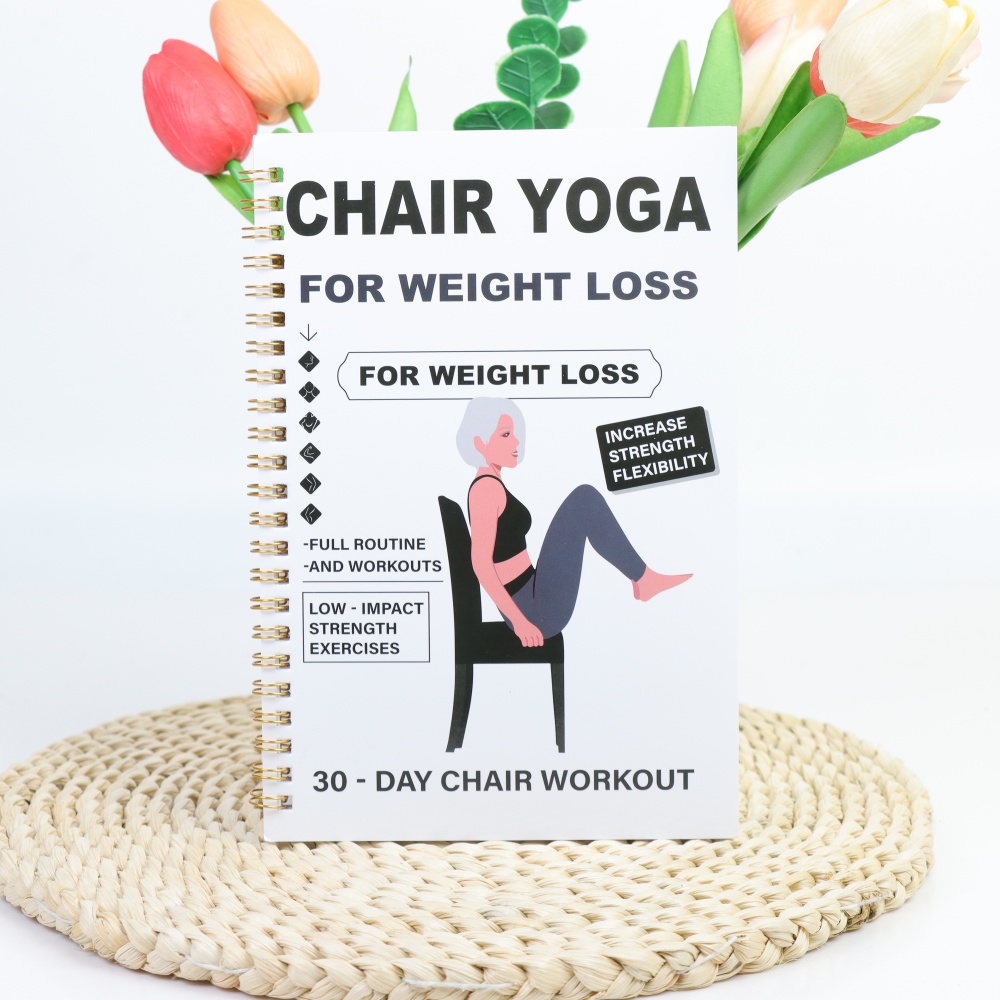 Chair Yoga Exercise Notebook F – Yoga Fitness Journal recenzja i cena