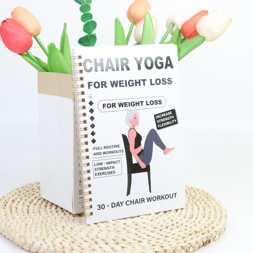 Chair Yoga Exercise Notebook F – Yoga Fitness Journal recenzja i cena