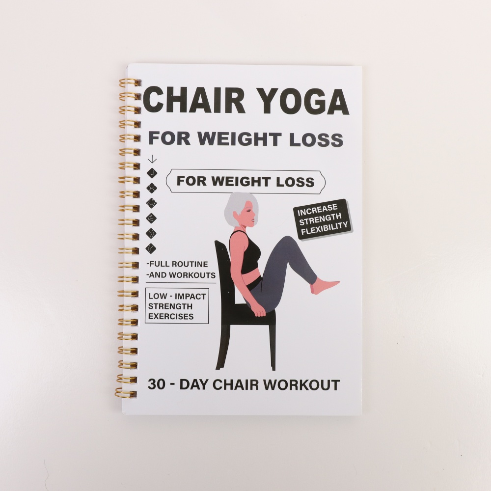 Chair Yoga Exercise Notebook F – Yoga Fitness Journal recenzja i cena