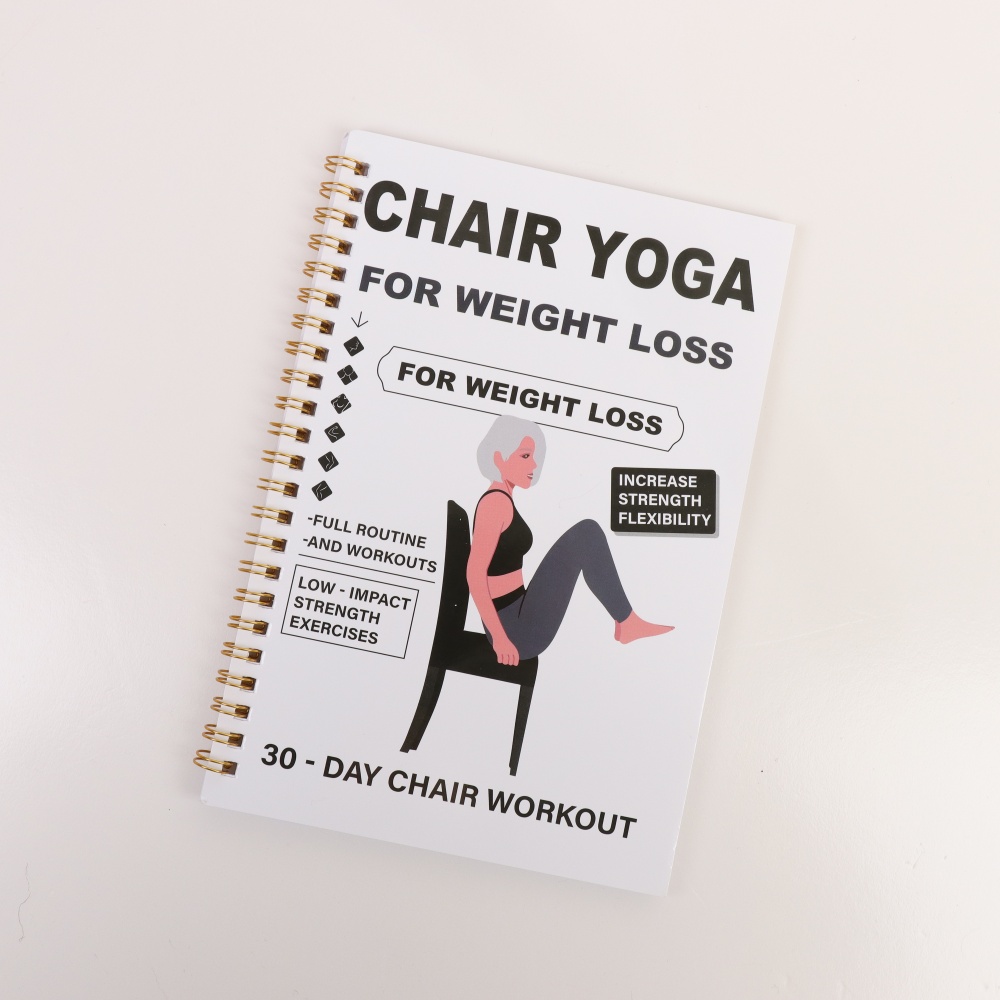 Chair Yoga Exercise Notebook F – Yoga Fitness Journal recenzja i cena