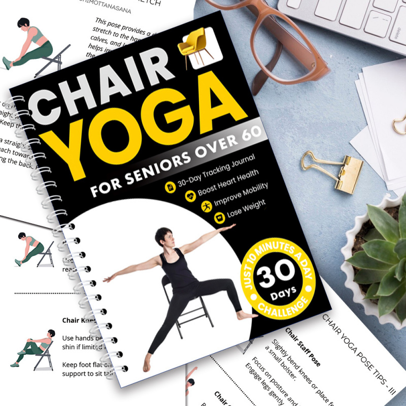 30-Day Chair Yoga Fitness Guid – Yoga Fitness Journal recenzja i cena