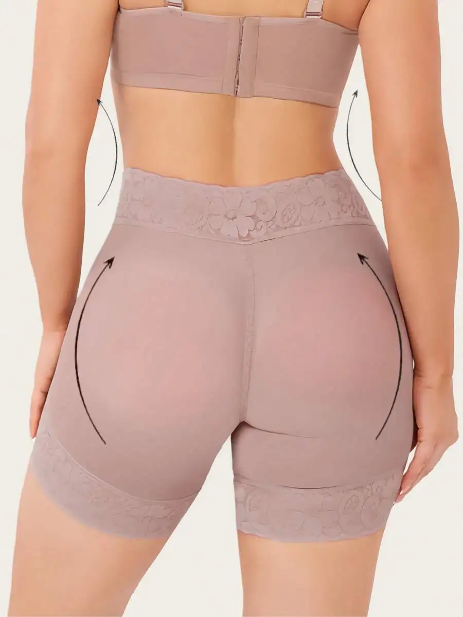 Women's High-Waisted Lace Trim – Fitness Yoga recenzja i cena