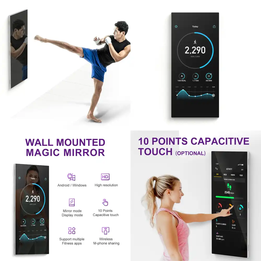 Wall Mounted Interactive Mirro – Yoga Fitness App recenzja i cena