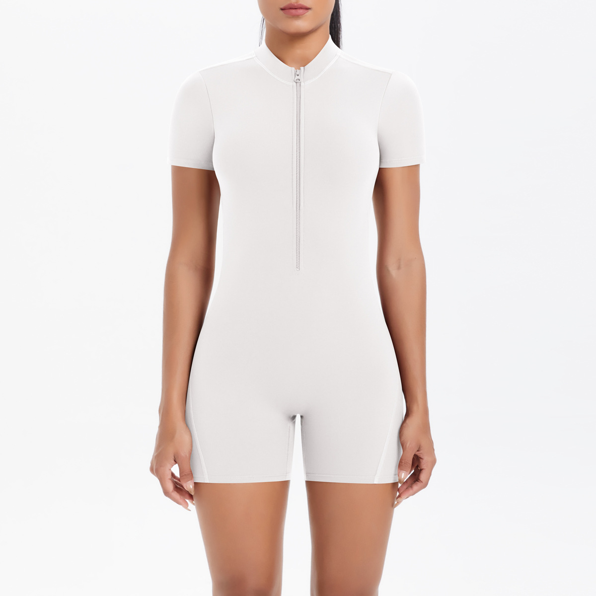 Zipper Short Sleeves Workout J – Yoga Overall Fitness recenzja i cena