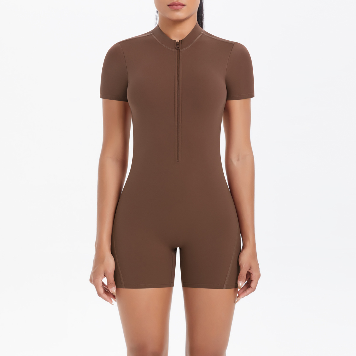 Zipper Short Sleeves Workout J – Yoga Overall Fitness recenzja i cena