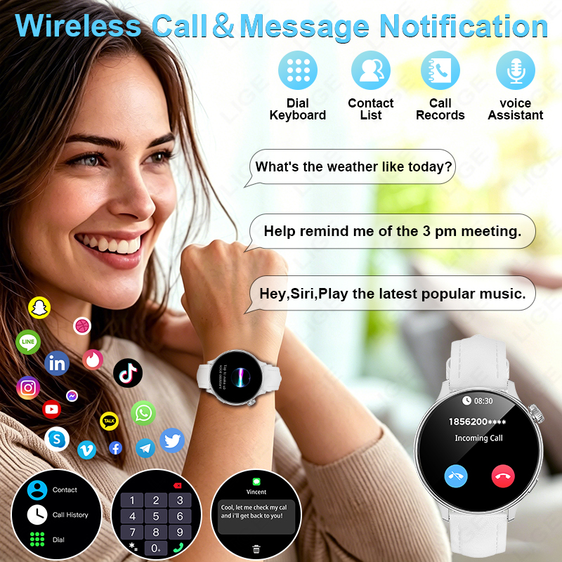 LIGE Sports Smart Watch for Wo – Oxygen Yoga & Fitness Urbandale recenzja i cena