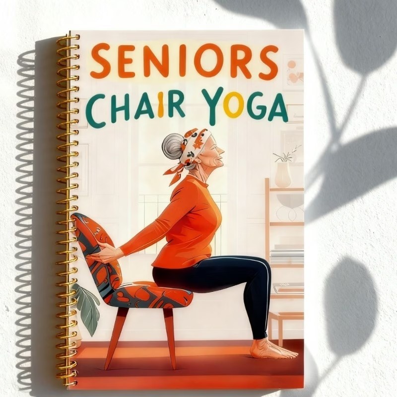 Chair Yoga Exercise Notebook F – Yoga Fitness Journal recenzja i cena