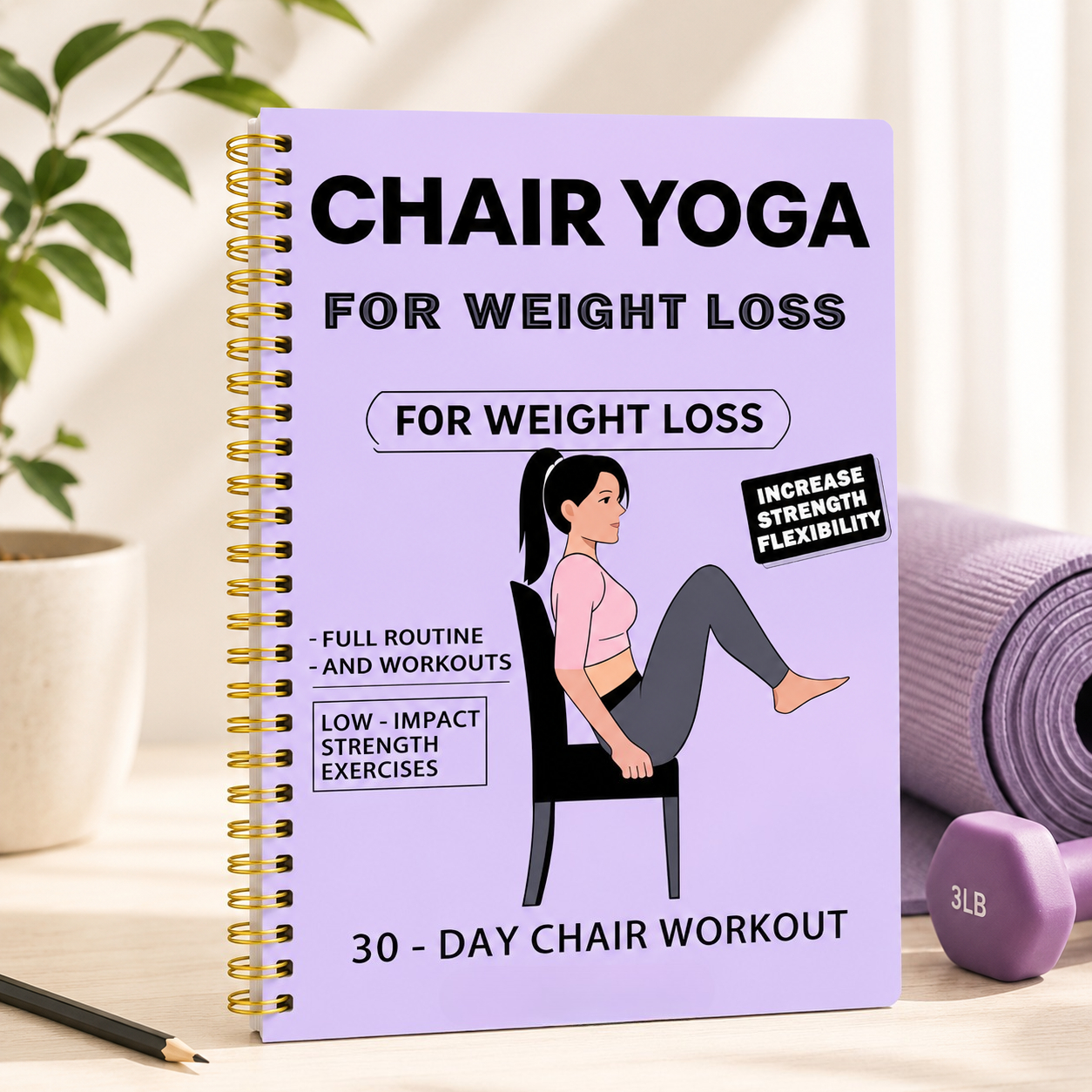 Chair Yoga for Seniors Journal – Yoga Fitness Journal recenzja i cena