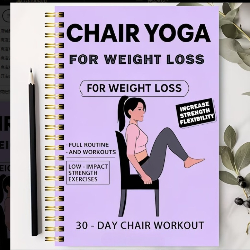 Chair Yoga for Seniors Journal – Yoga Fitness Journal recenzja i cena